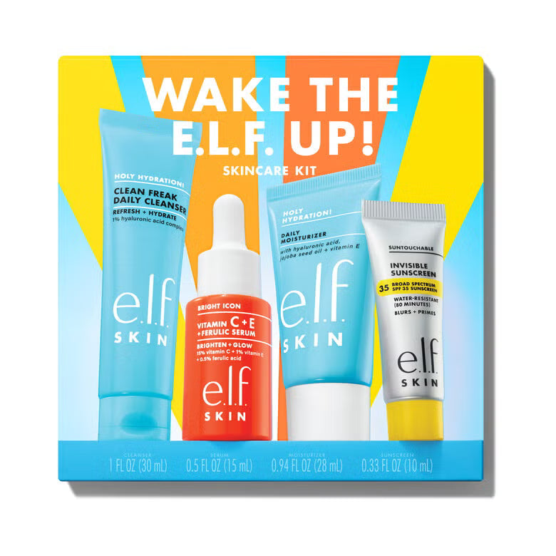 Wake the e.l.f. Up Skincare Kit