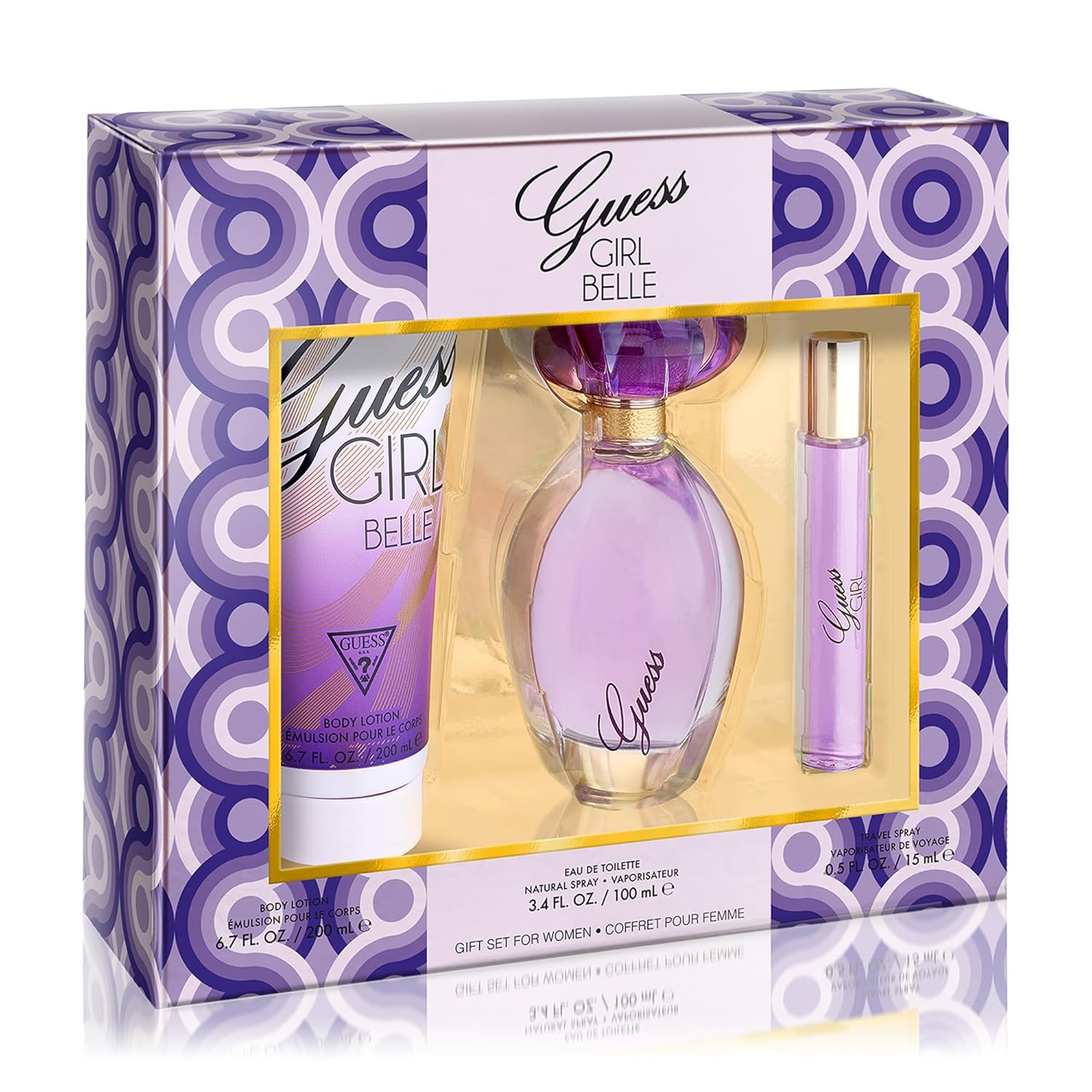 GUESS Girl Belle Eau de Toilette 3 Piezas Set de Regalo