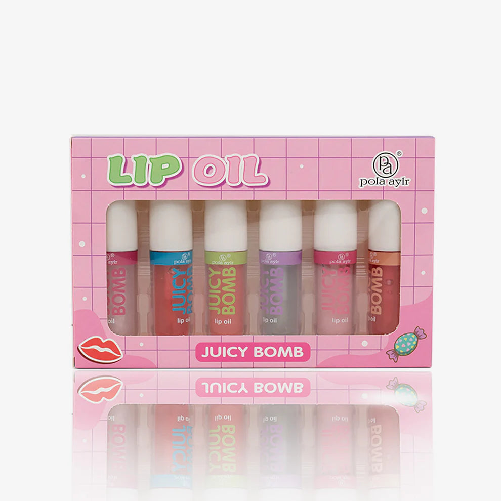 Lip Oil Juicy bomb Set de 6 Pola Aylr