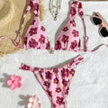 Bikini flores Rosado