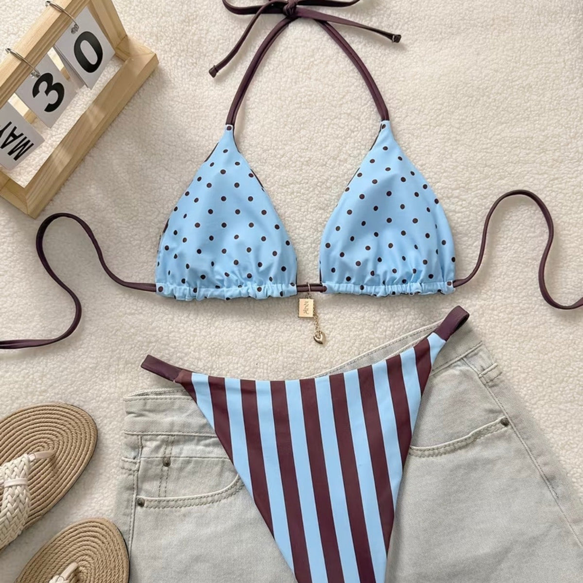 Bikini Rayas y dolka pots