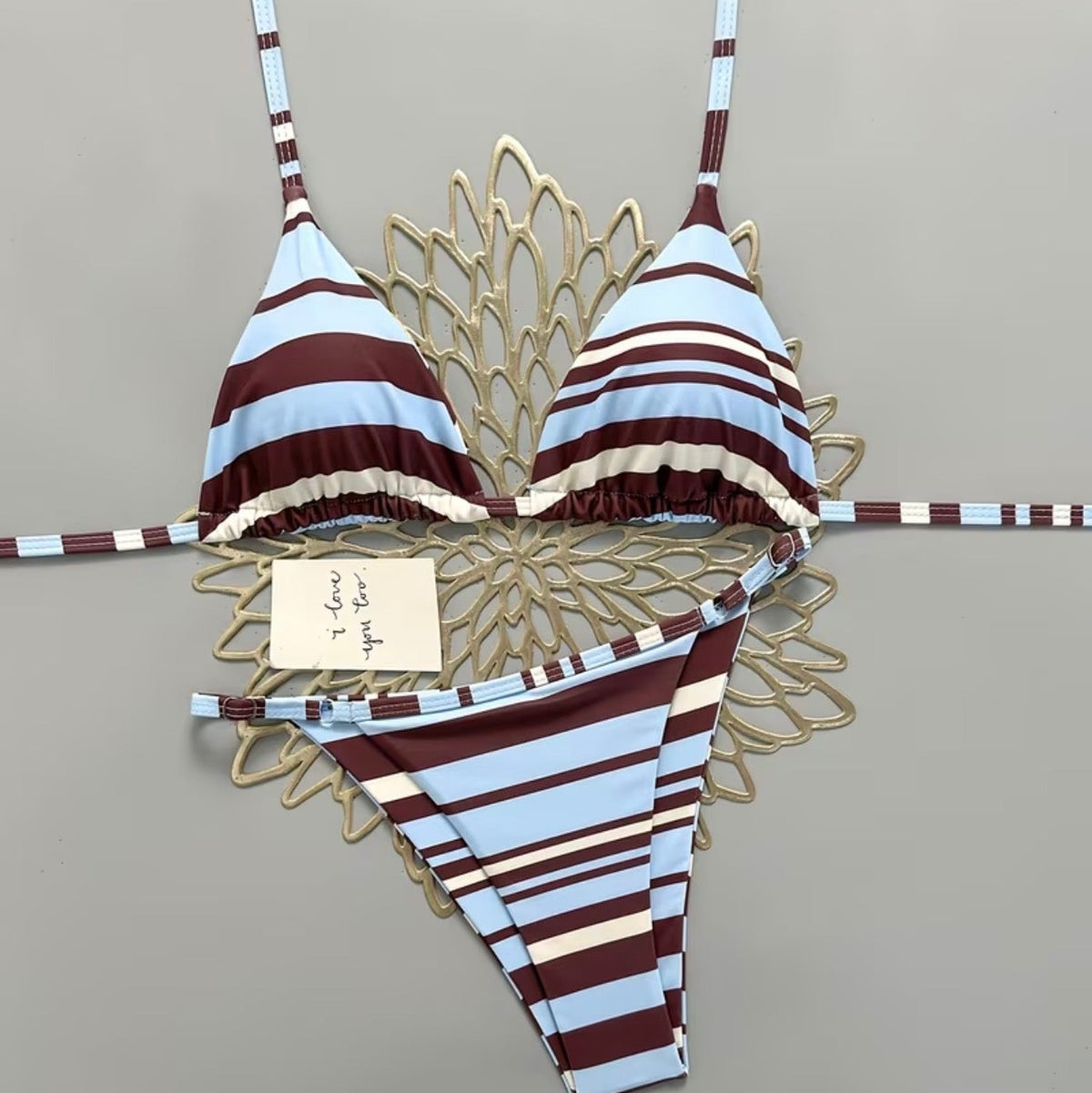 Bikini rayas Multicolor