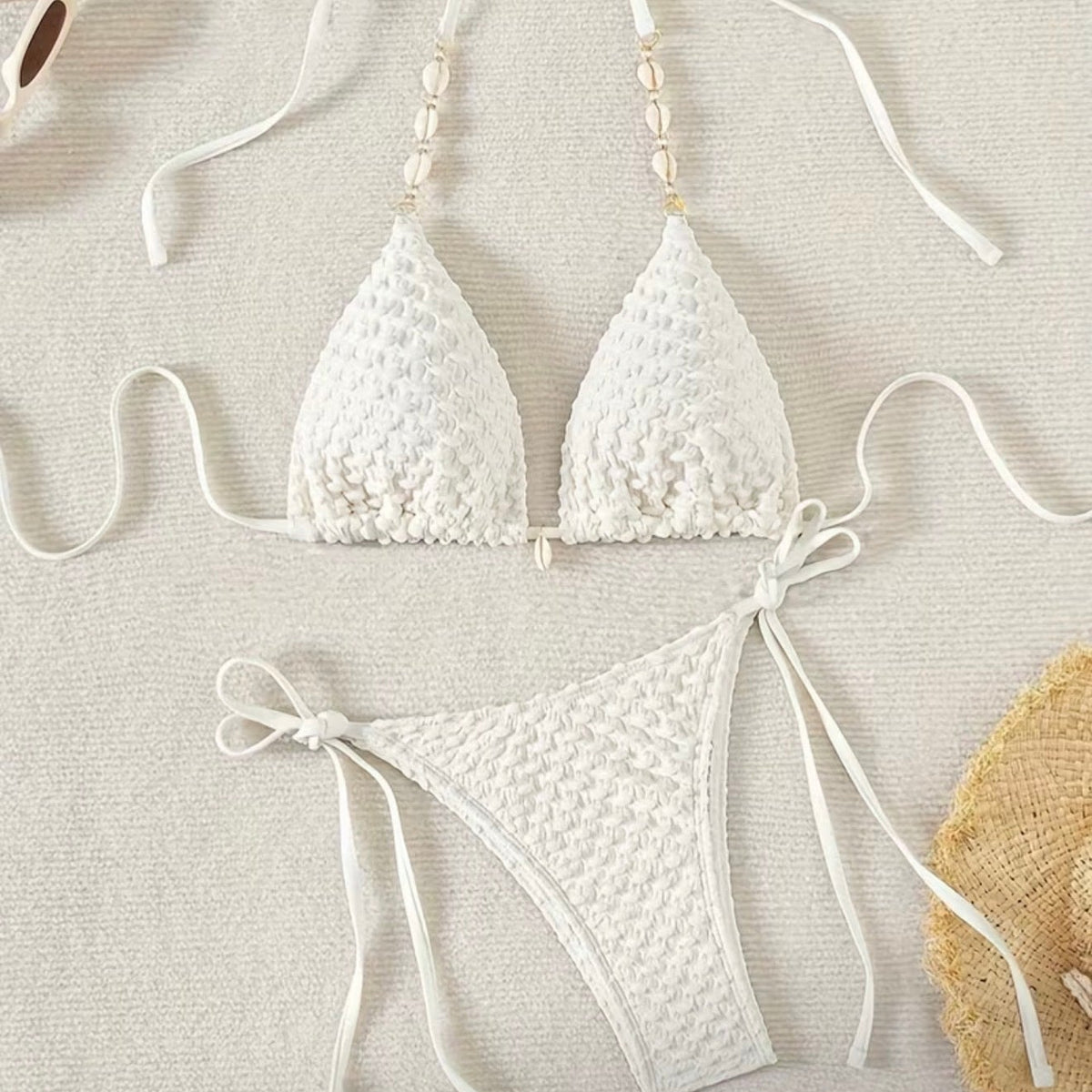 Bikini Blanco textura