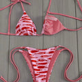 Bikini doble de peces rojo
