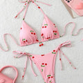 BIKINI CEREZA CUADROS