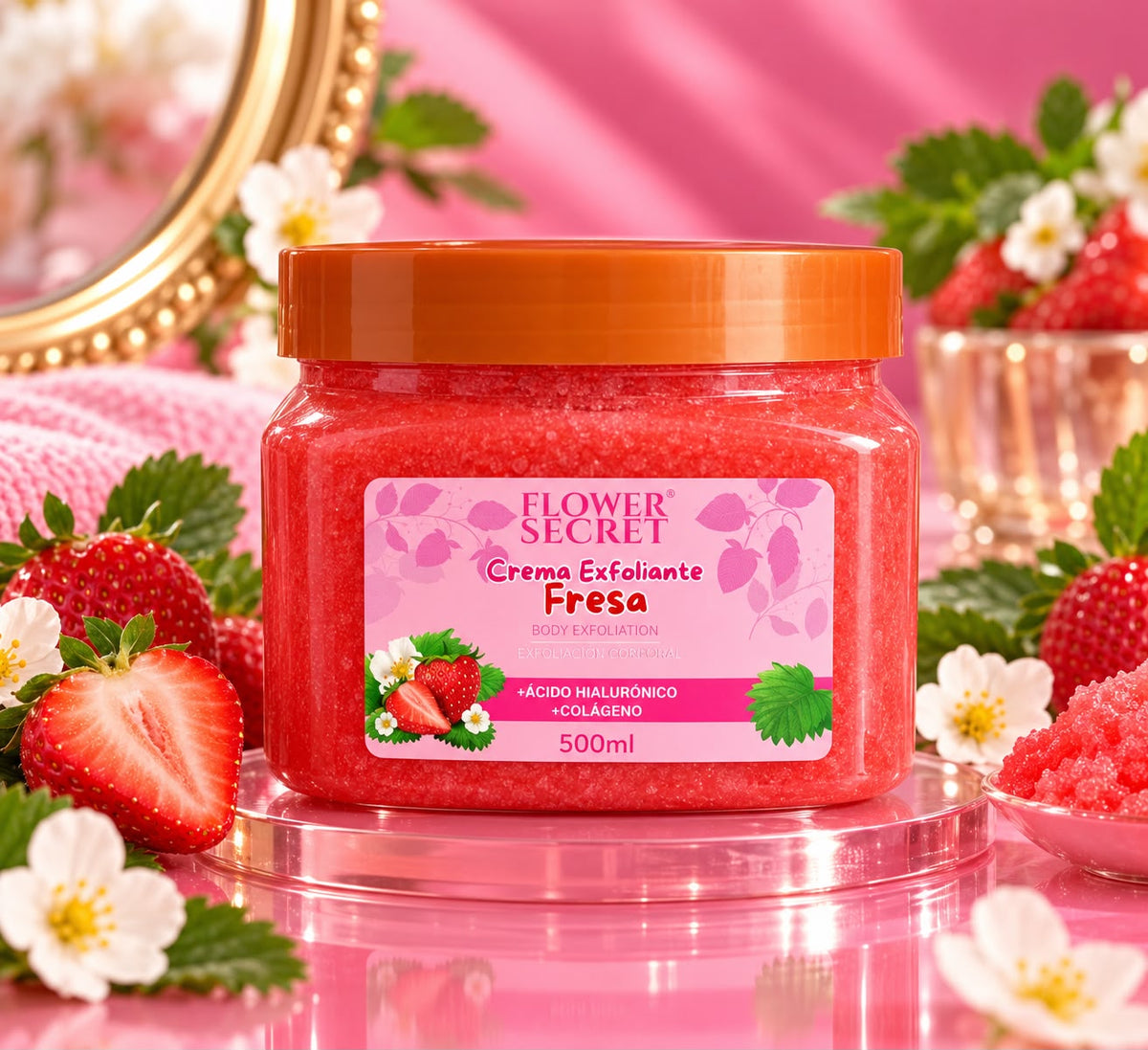 Exfoliante de azucar Flower secret
