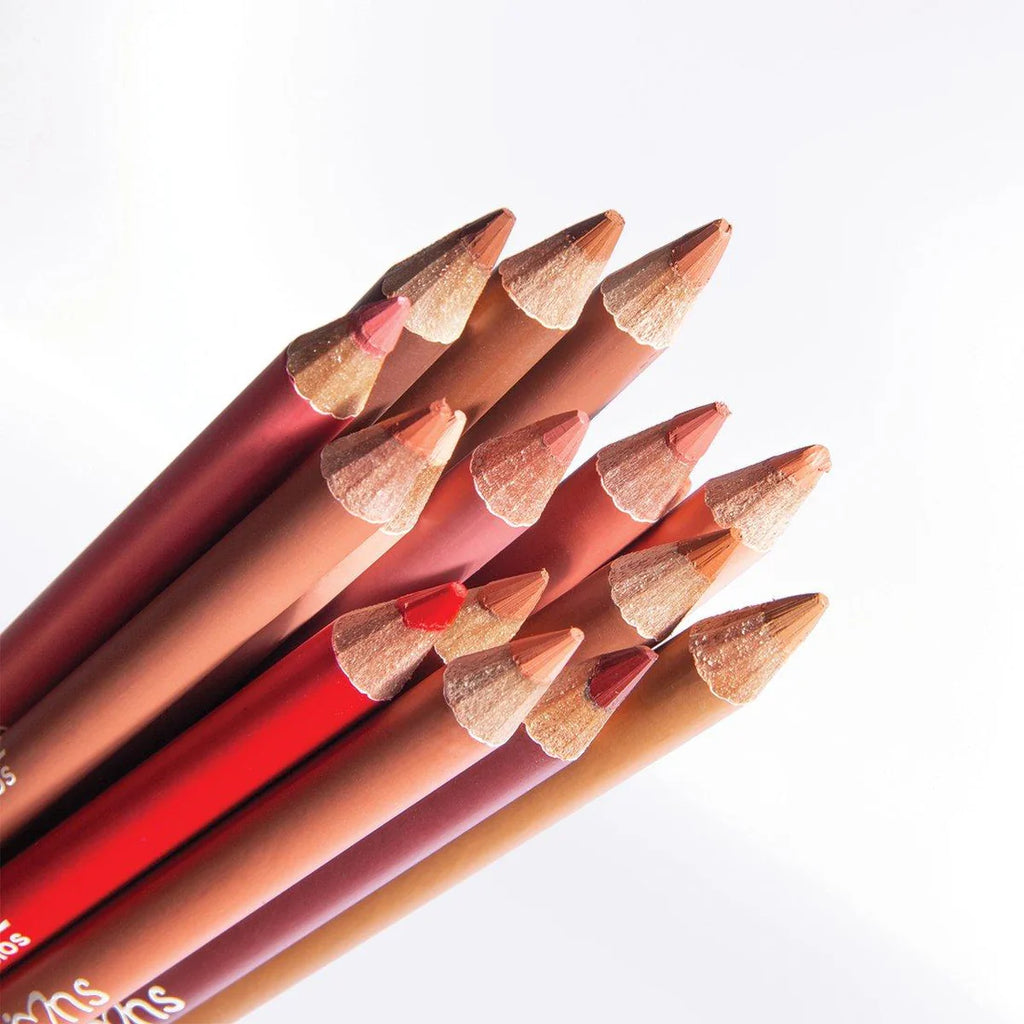 Set de 12 unidades Wooden Lip Pencil - Beauty Creations
